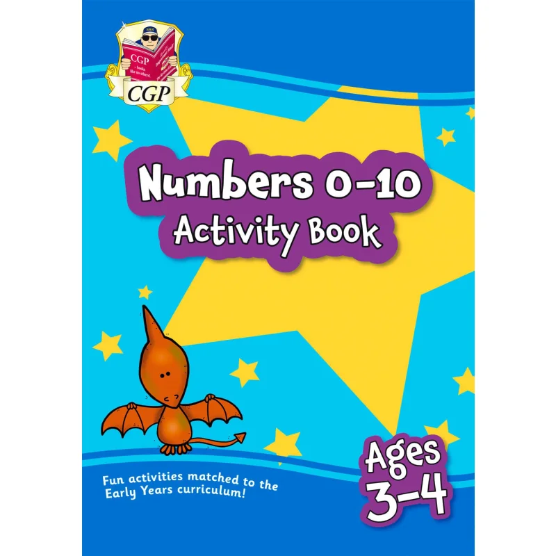 

New Numbers 010 Activity Book For Ages 34 Preschool CGP BOOKS Coordination Group Publications 9781789088342 Book