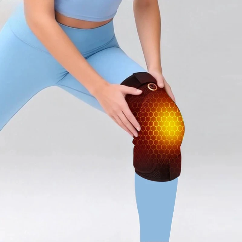 

Electric Heated Knee Supports Knee Massage Muscle Relax Joint Comfort Discomfort Relief Sport Lovers Elderly Knee Care Braces