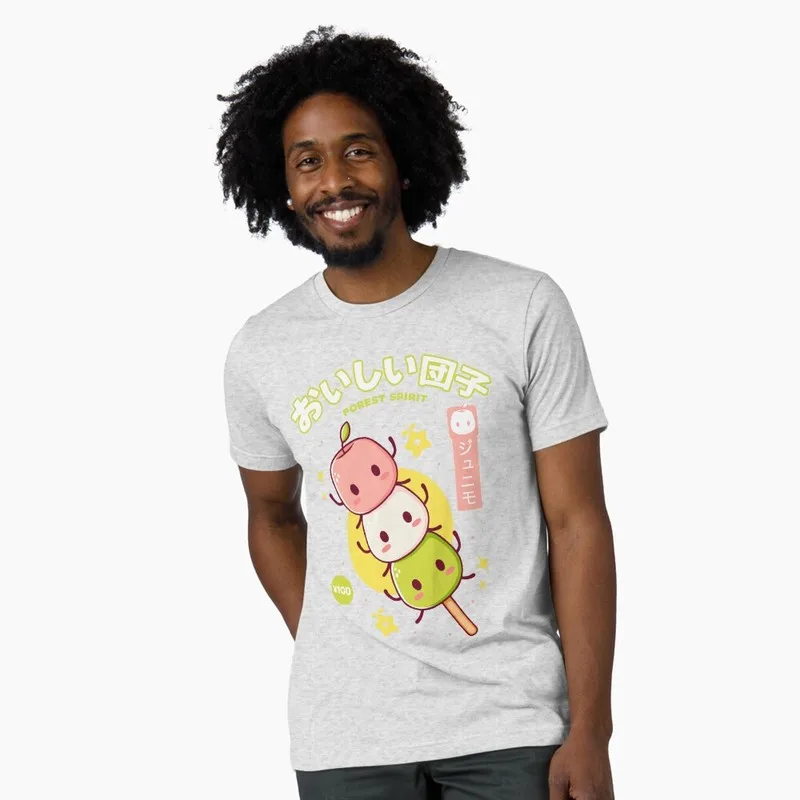 Junimos Delicious Dango Stardew Valley Videogame Gift t shirt for RPG Gamer 100% cotton Short sleeve Graphic Clothes Cartoon tee