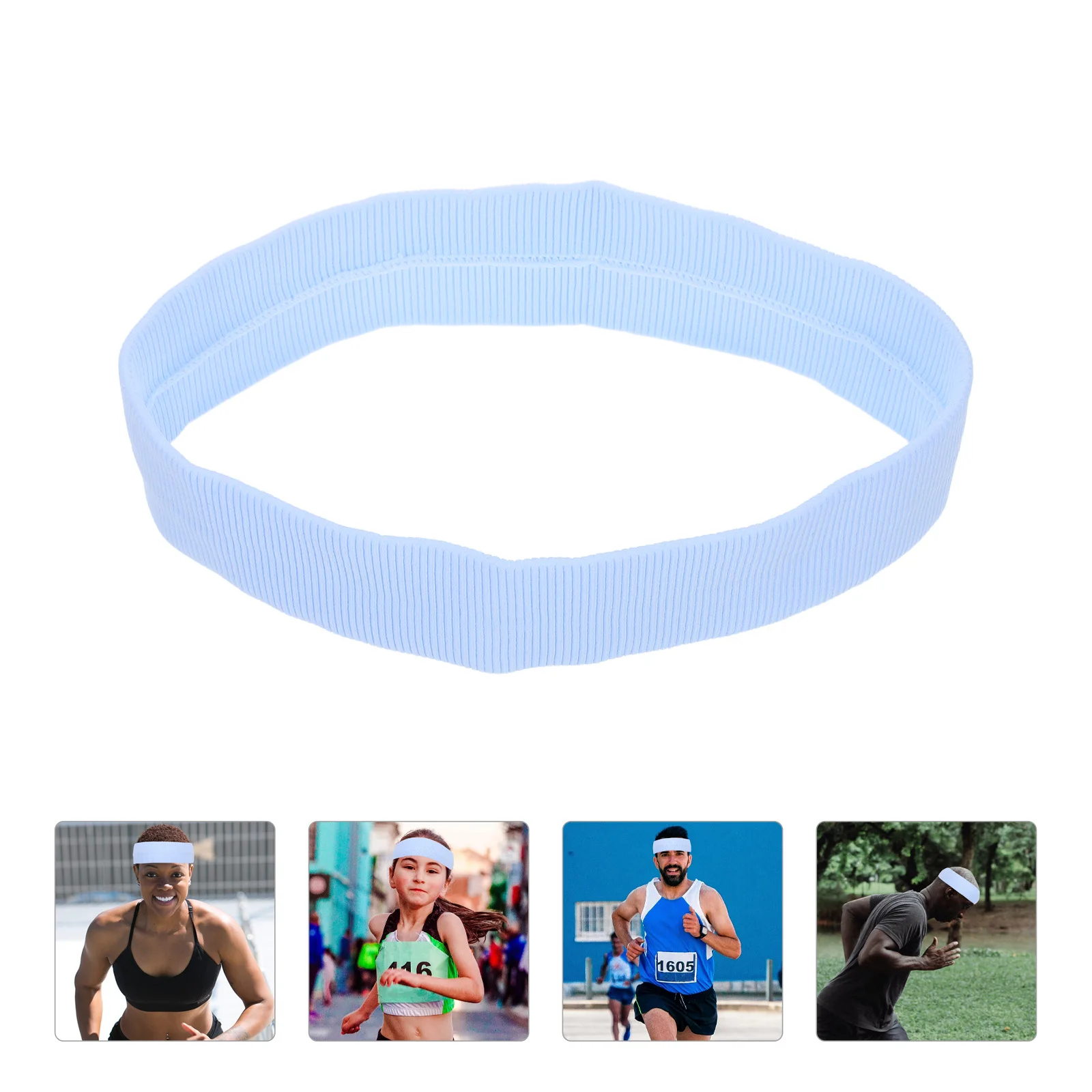 

Sports Sweat Headband Gym Headbands for Women Basketball Sweatbands Fitness Headwear Exercise Hair Athletic