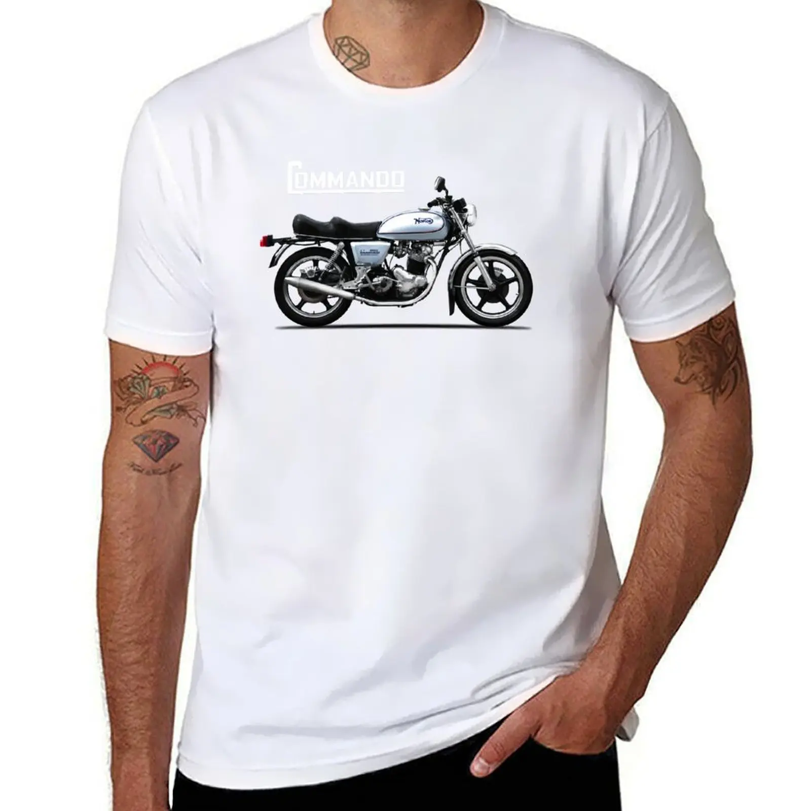 

The 850 Commando T-Shirt anime t shirts for man man t shirt heavy cotton T-Shirt