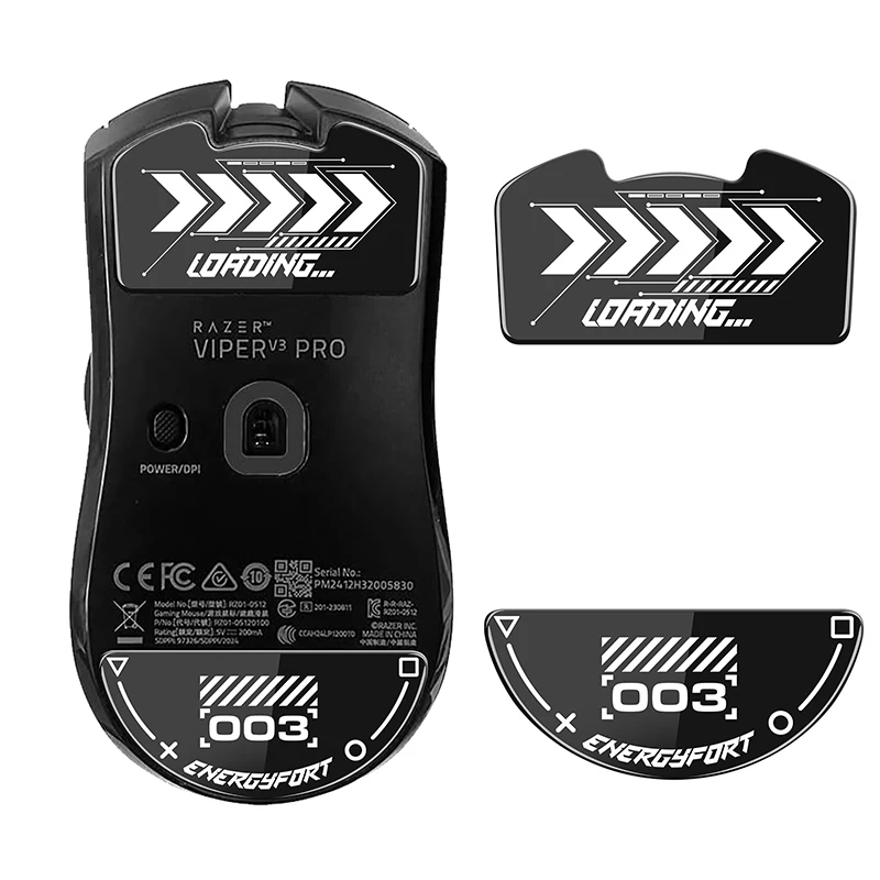 Ножки для мыши, коньки, сверхпрочное безупречное стекло, сверхбыстрая, гладкая, прочная подошва для игровой мыши Razer VIPER V3 V2 PRO