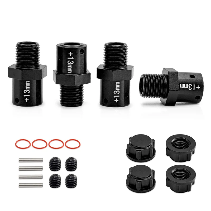 SANQ RC سيارة ترقية 13 مللي متر طقم توصيل ل Arrma1/8Kraton Typhon1/7 Bigrock RC ترقية السيارات الملحقات الأسود