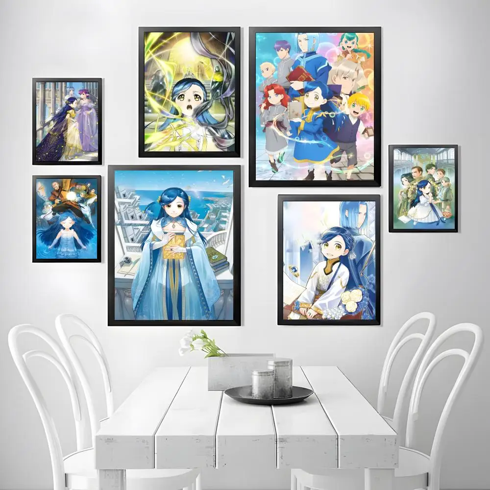 A-Ascendance of a Bookworm Part gorgeous Poster waterproof paper stickers for cafes bedrooms wall decorations souvenirs