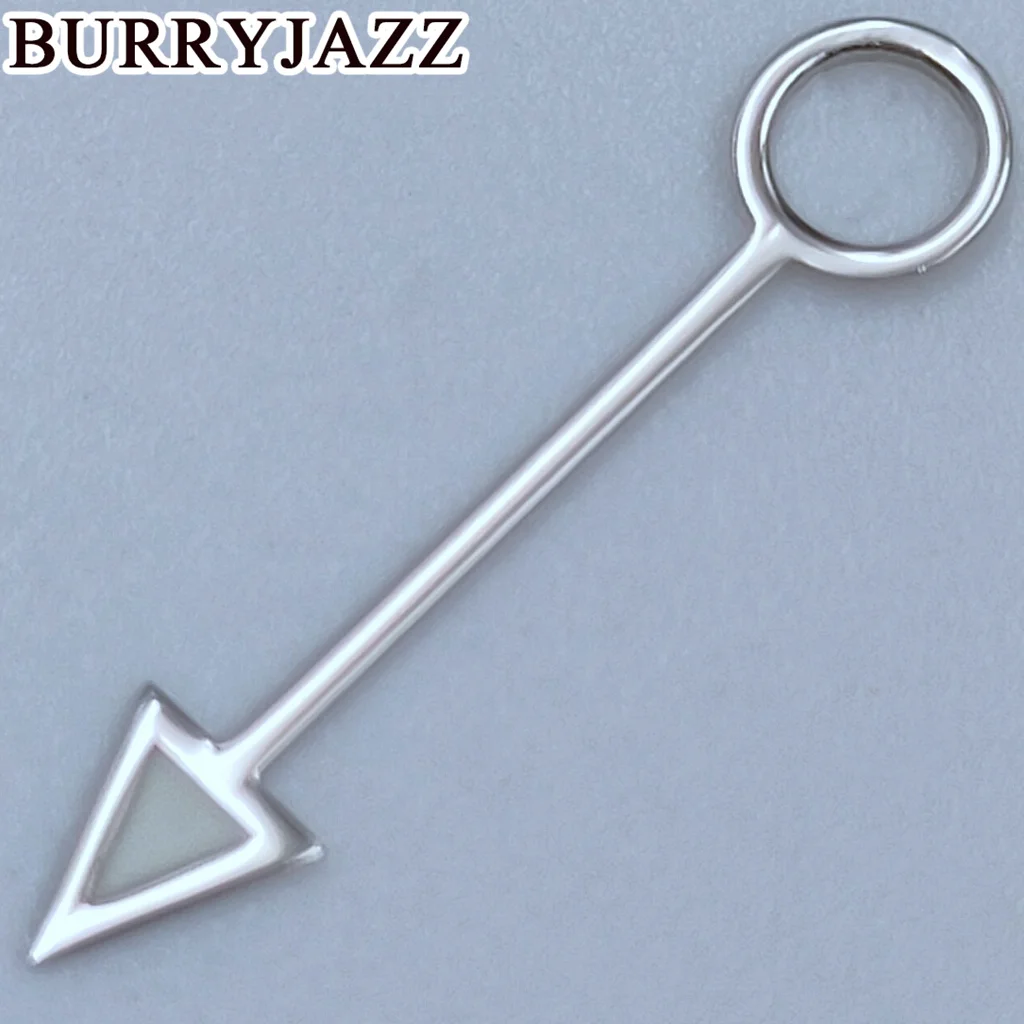 Burry jazz Silber Gold Roségold Schwarz Blau Grün Lila Braun Uhrzeiger Leuchtende Zeiger passen nh34 gmt Bewegungen – Detail 14