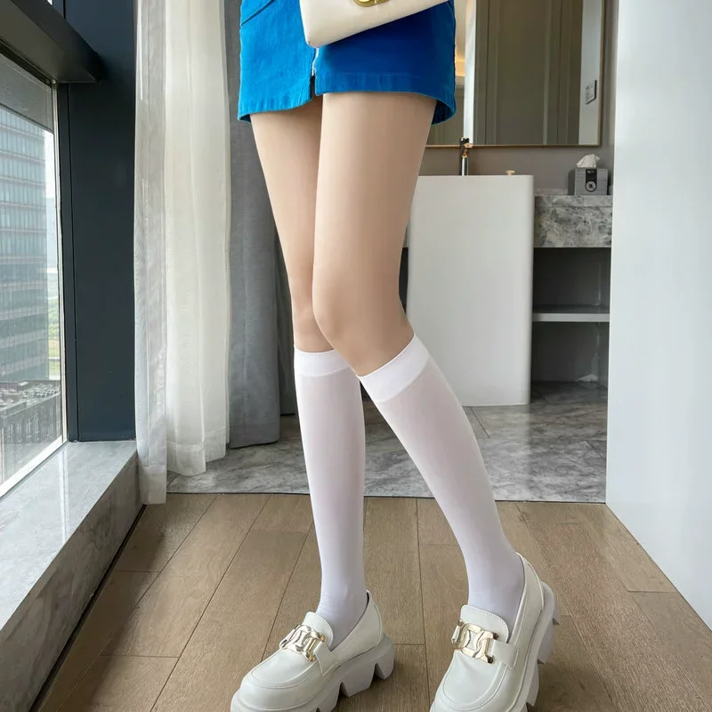 Meias femininas ultra finas coxa alta sexy respirável sobre o joelho estoque meias e meias femininas de alta qualidade
