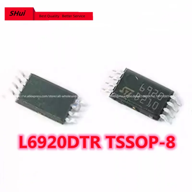 

100% New Original L6920DTR Package TSSOP-8 New Original Genuine DC-DC Power IC Chip L6920 DTR L 6920 DTR TSSOP-8