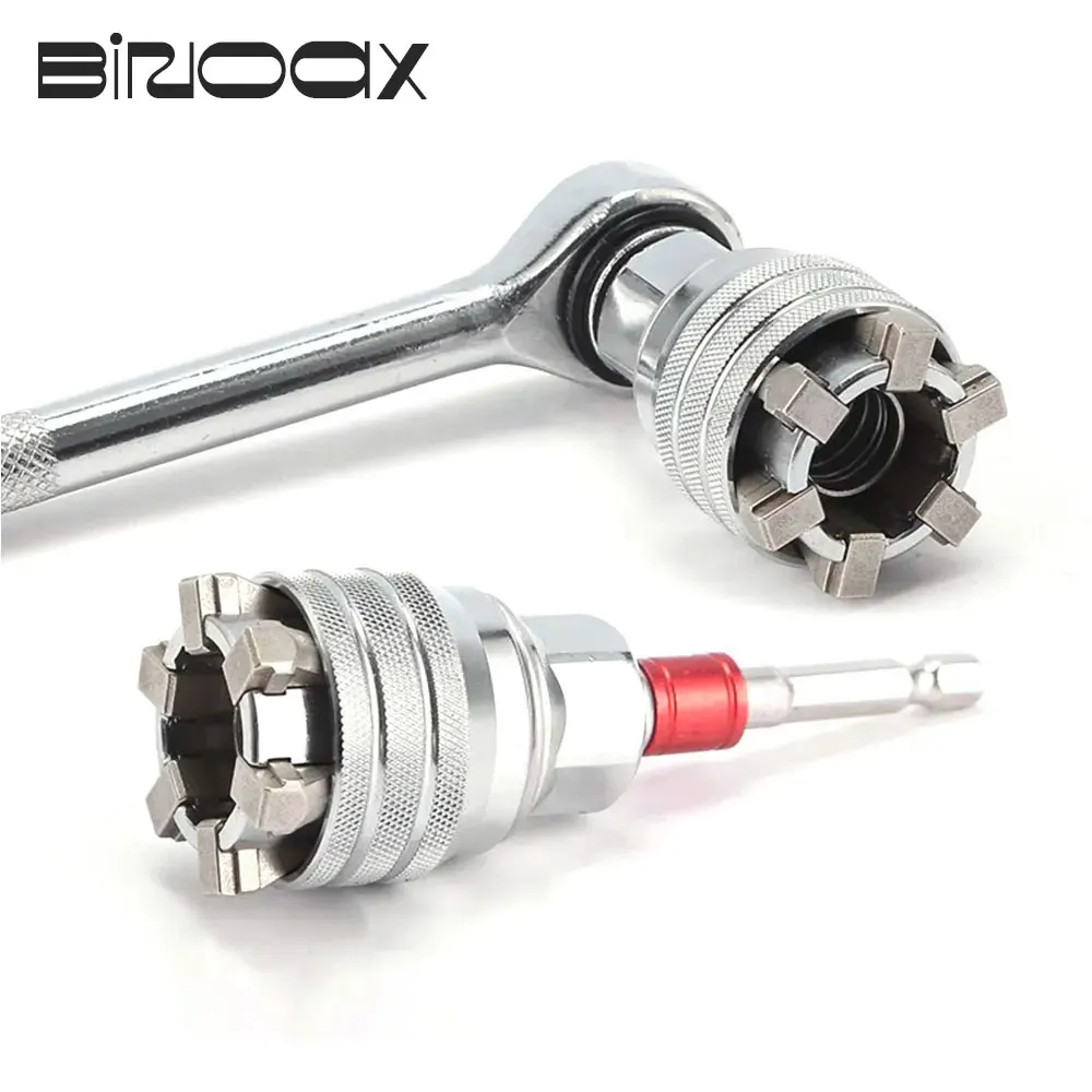 Binoax Universal Sleeve Adaptive Socket 3/8 Inch 10-19mm Drive Wrench Repair Tools