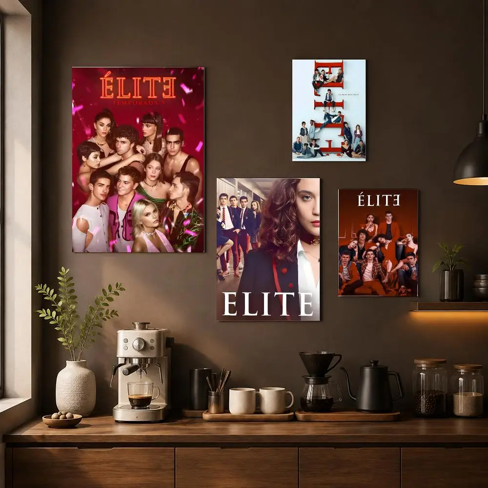 Elite TV Series Poster HD Art Sticker Self Adhesive For Playroom Bedroom Hallway Home Wall Art Decor Gift