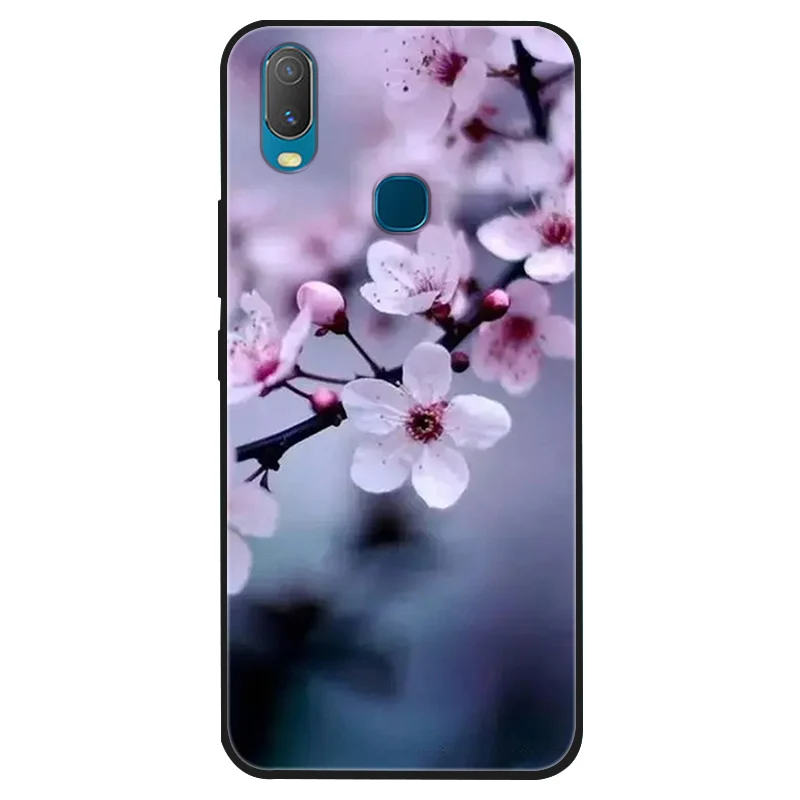 Case For Vivo Y11 2019 Case Black Soft Silicon Phone Cover Back Coque For Vivo 1906 Y11 2019 VIVOY11 Y 11 Case TPU Fundas Capa