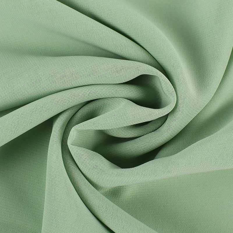 100D Chiffon Fabric 85g Plain Weave Blouse Dress Shirt Lining Fabric Headband Polyester Fabric DIY Apparel Sewing Supplies