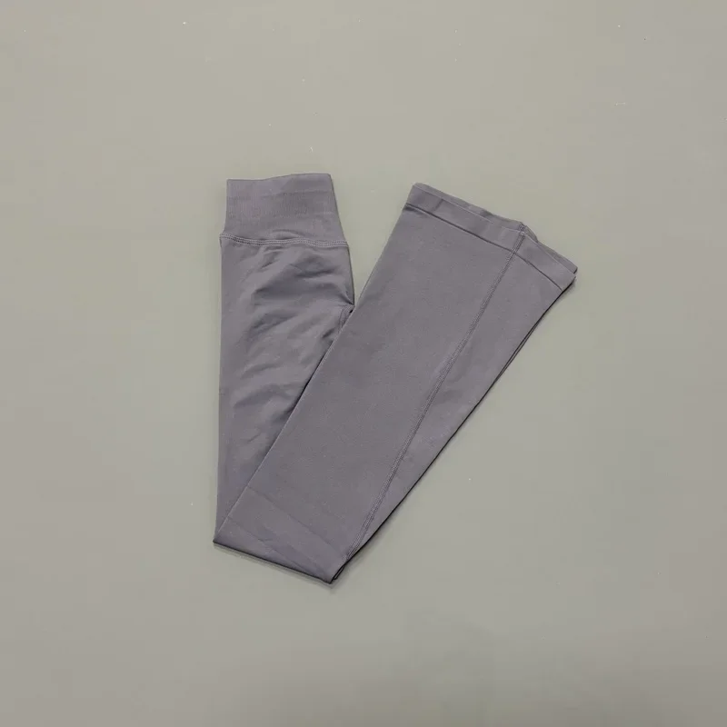 Micro Flared Leggings für Damen: Yoga-Hose mit Po-Lifting-Effekt, Bauchkontrolle, Hoher Taille, Elastisch, Weich, für Fitness, Gym, Workout und Sport – Detail 15