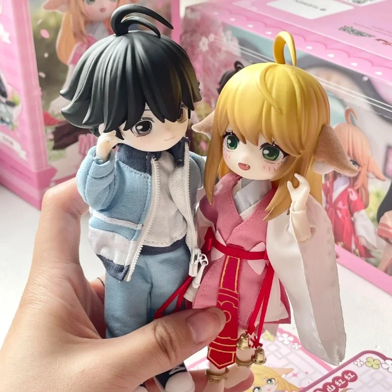 

Оригинальная новая кукла Fox Demon Little Red Maiden BJD, модная игровая слепая коробка, серия свадебных заказов, совместная мобильная модель, подарки ручной работы