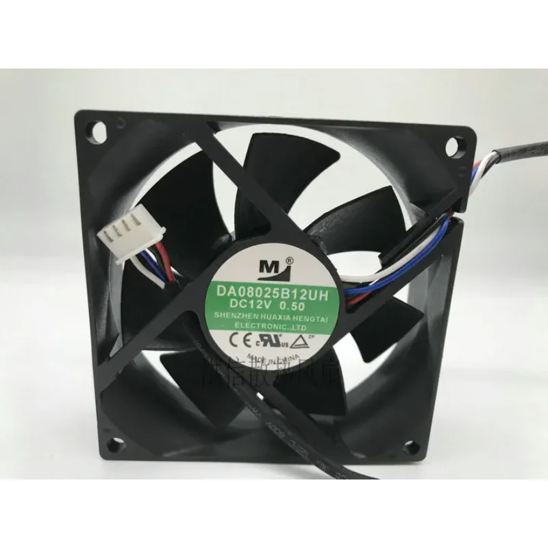 

Ltsf For M DA08025B12UH DC 12V 0.50A 80x80x25mm 4-Wire Server Cooling Fan8cm