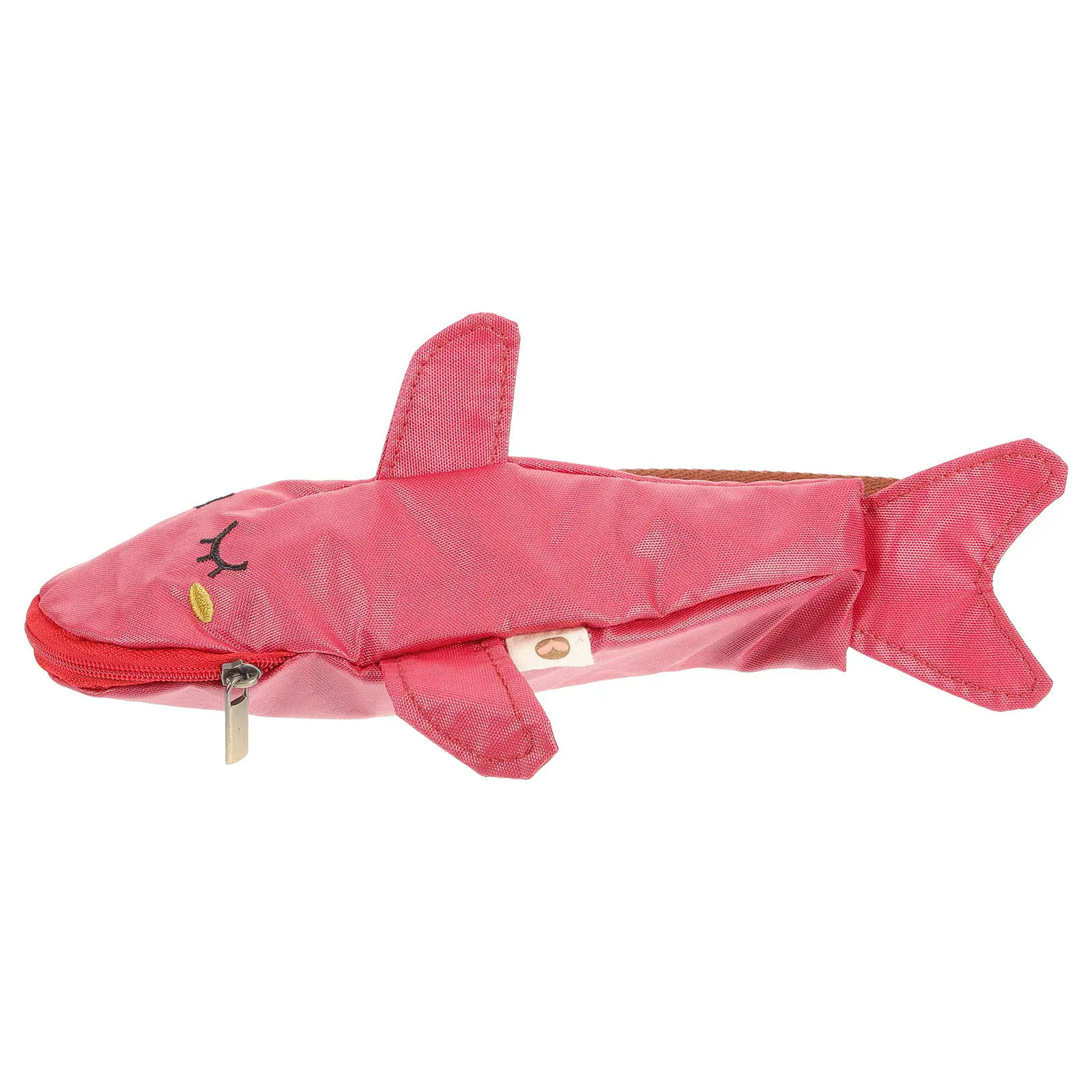 

Large Capacity Fish Shaped Pencil Case Premium Oxford Cloth Stationery Holder for Students Teachers Artists Creative Organized
