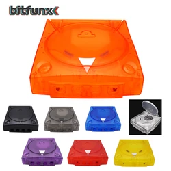 BitFunx Replacement Shell Clear Case For SEGA Dreamcast Retro Video Game Console Translucent Box For Dreamcast Shell