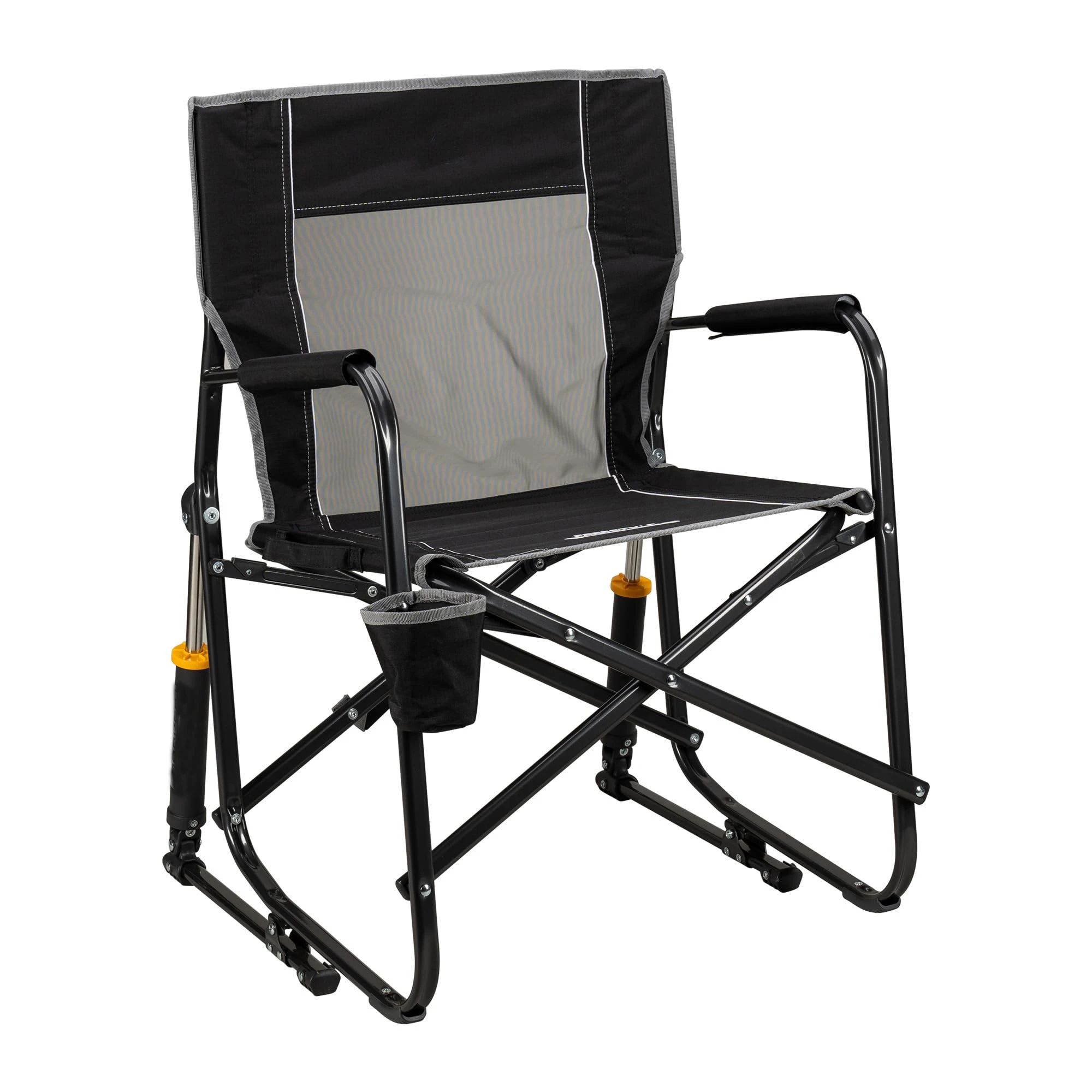 

Outdoor Freestyle Rocker Lightweight Foldable Rocking Chair for Camping Beach Fishing Durable Design