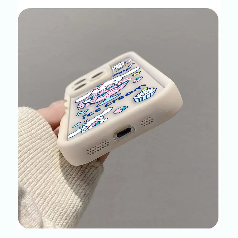 Anime Nette C-Cinnamoroll Telefon Fall Für MOTO G9 G22 G24 G32 G34 G35 G52 G53 G54 G60 G75 G84 G85 E22 E32 E40 EDGE 40 50 60E Fall