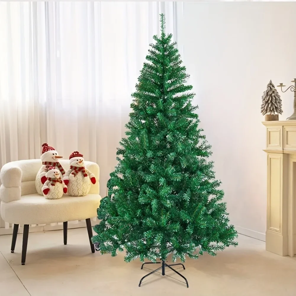 5Ft/6Ft Artificial PVC Christmas Tree Stand Indoor/Outdoor Green Holiday Decoration Easy To Assemble, Disassemble Christmas Tree