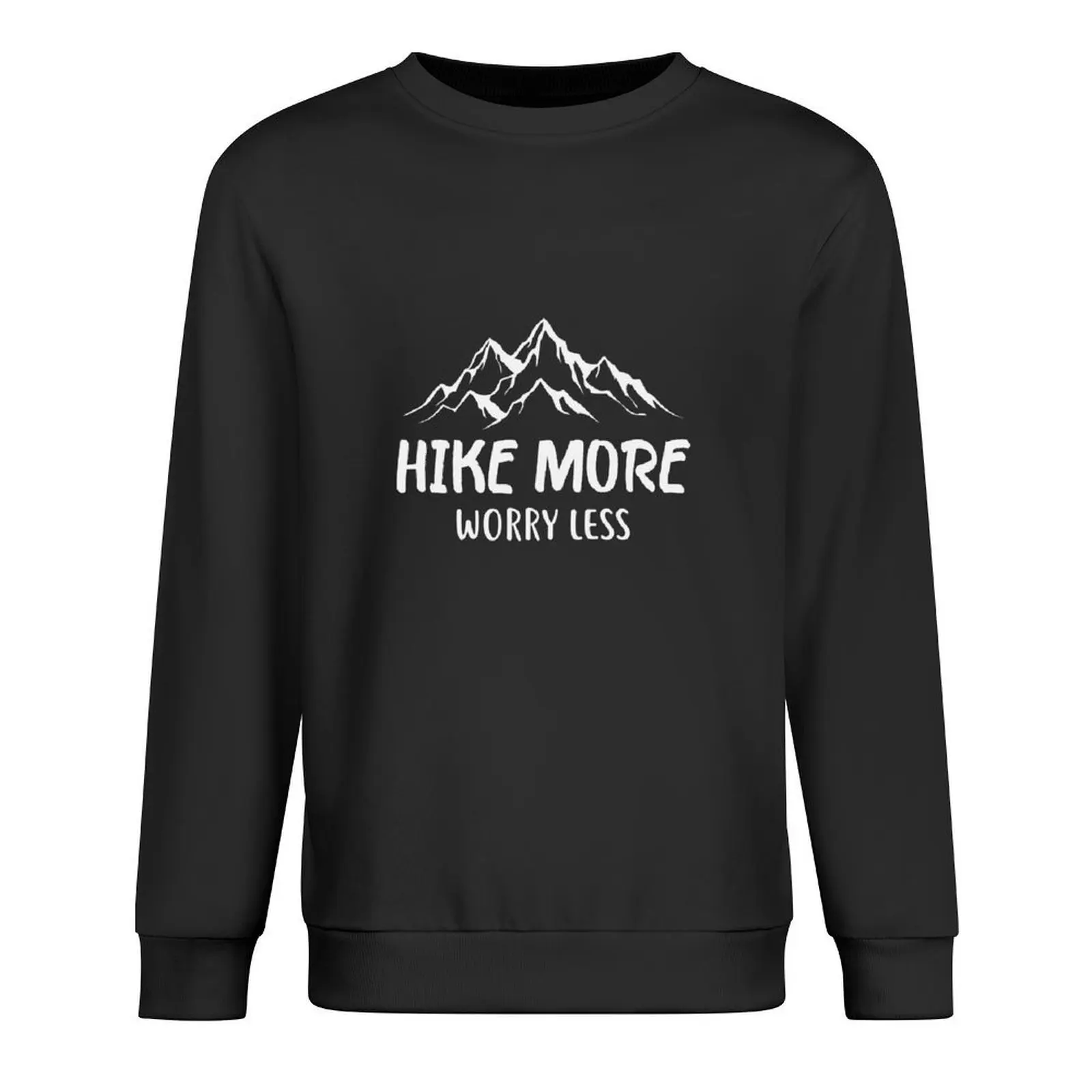 

Hike More Worry Less Pullover anime clothes mens clothing autumn jacket men fashion men hooded sweatshirts
