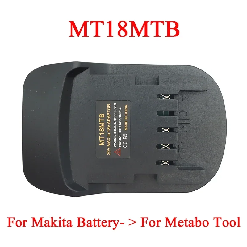 MT18MTB Adapter Converter Connector For Makita 18V Li-ion Battery BL1830 BL1815 BL1860 For Metabo 18V Lithium Power Tools Parts