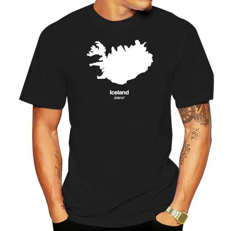 Iceland Silhouette Mens T Shirt - Icelander - Reykjavik - Ice Land - Country T Shirt Fashion Tops