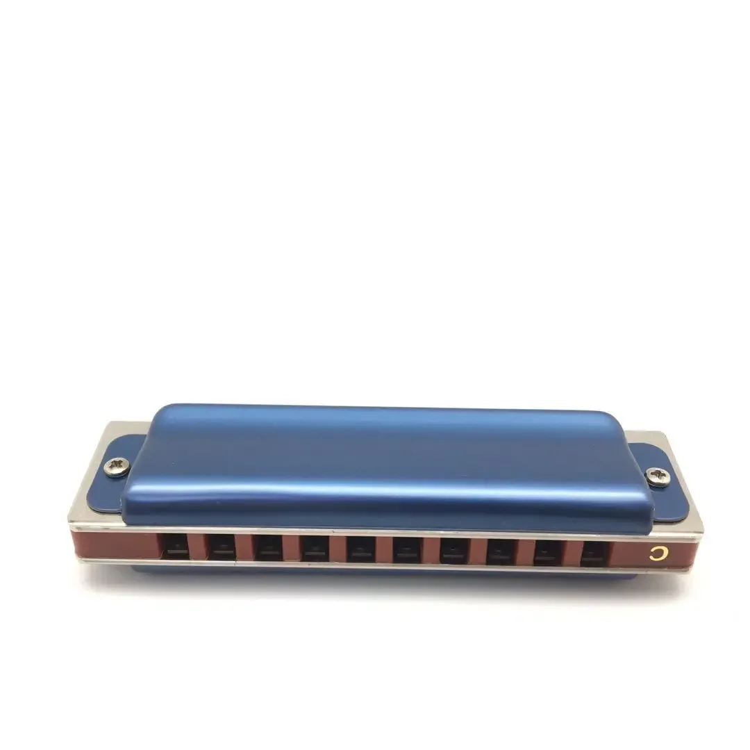 10 Hole Beginner Blues Harmonica Premium, Delicate, Gift Giving