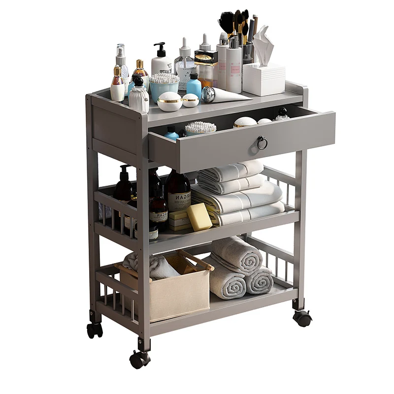 Furniture for Tattoo Salon Trolley Professional Pedicure Spa Stainless Steel Wine Dressing Table Cart Machine Hotel Barber Bar