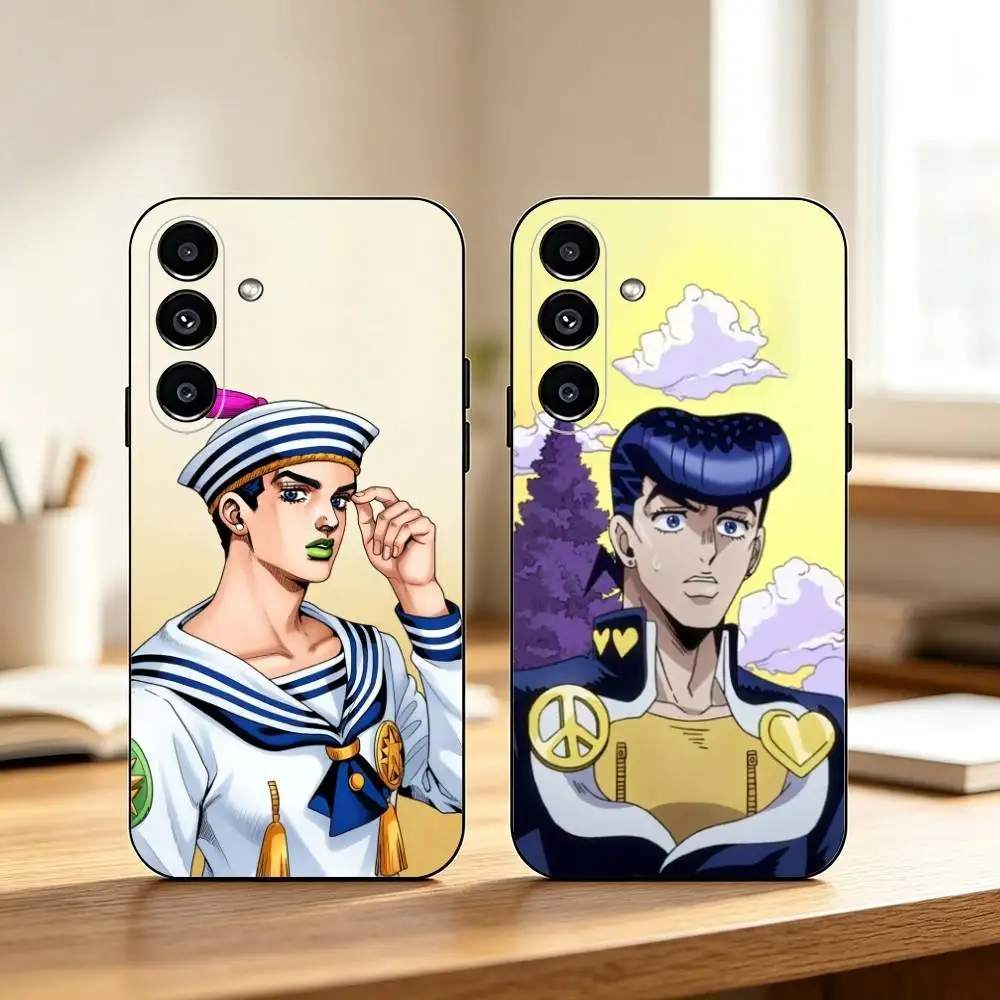 Jojo Josuke Higashikata  Phone Case For Samsung Galaxy A73,A72,A71,A70,A53,A52,A51,Soft Silicone Black Cover Gift