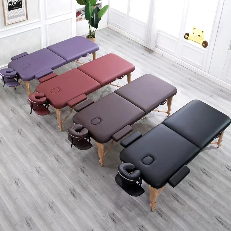 Portable Salon Furniture Hot Selling Massage Table Leather Spa Massage Bed