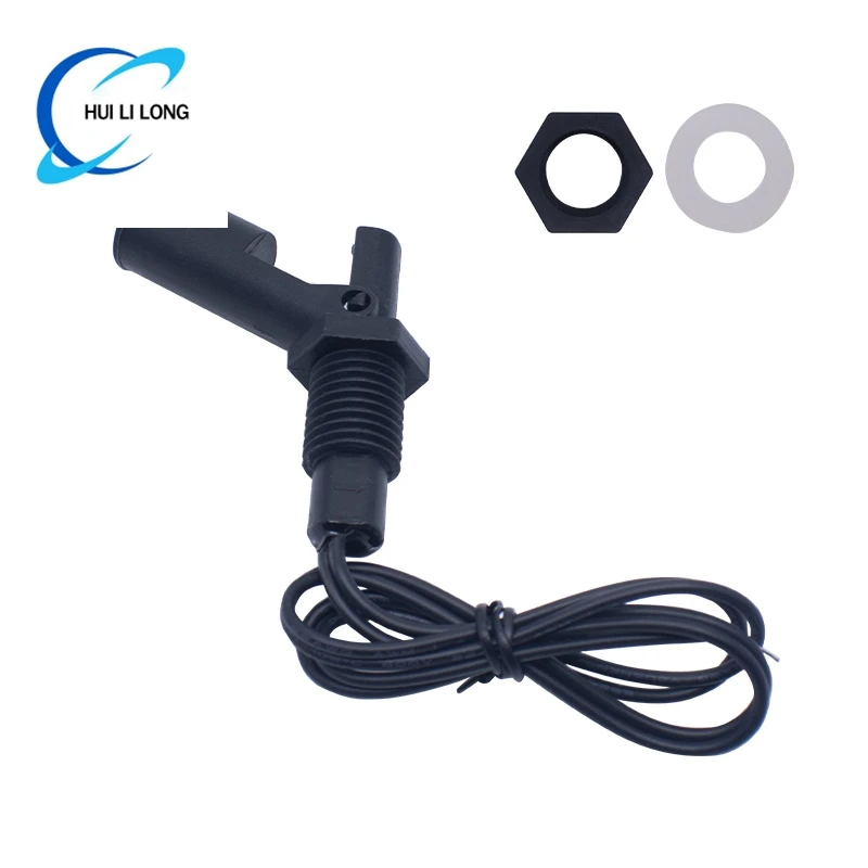 1pcs Tank Pool Horizontal Water Level Switch Liquid Level Sensor Liquid PP Plastic Ball Float Switch