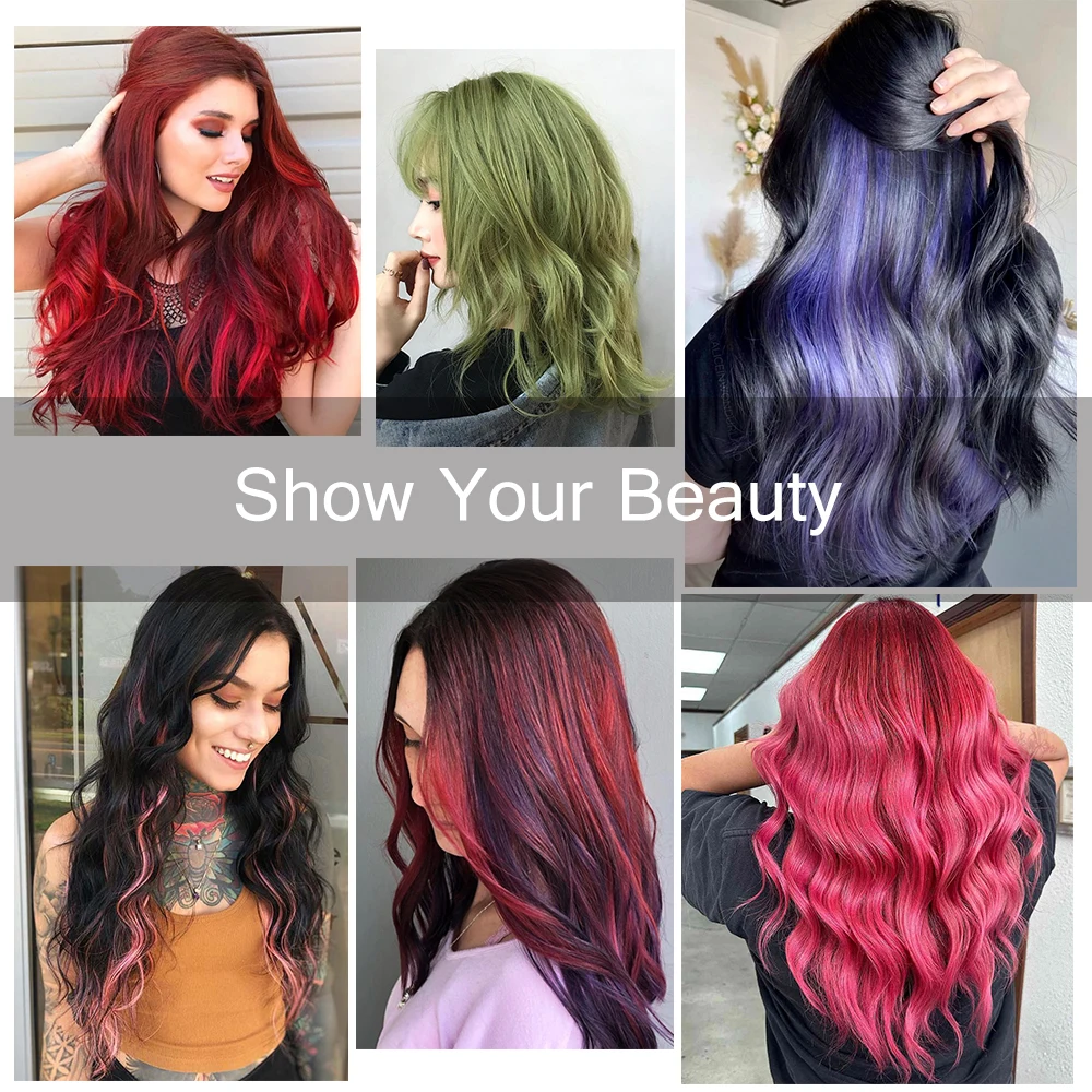 شريط أخضر صغير في وصلات الشعر البشري 12-20 بوصة مايكرو الشريط الشعر سلس لاصق خصلات شعر للحفلات التنكرية #2