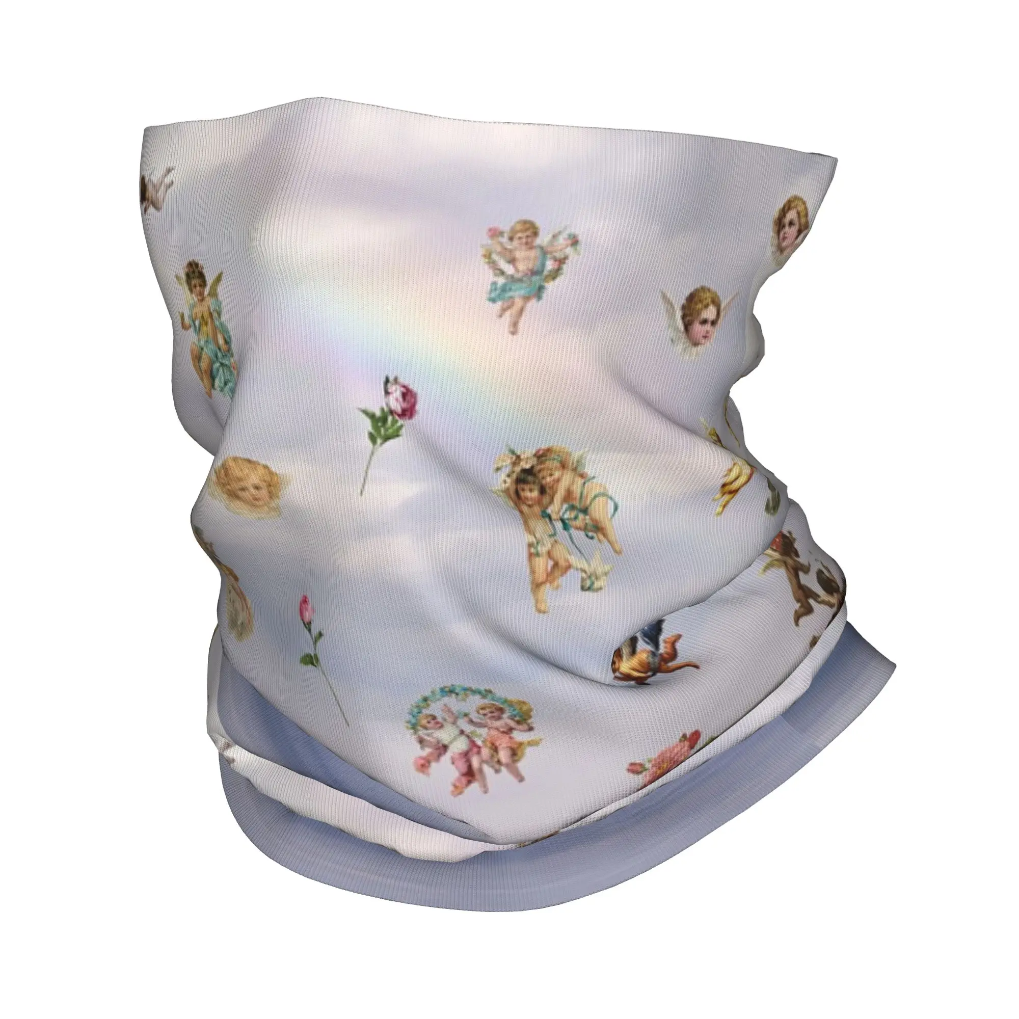 My Cherub Baby Angels Bandana Neck Cover Printed Wrap Mask Scarf Multi-use Cycling Scarf Running Unisex Adult