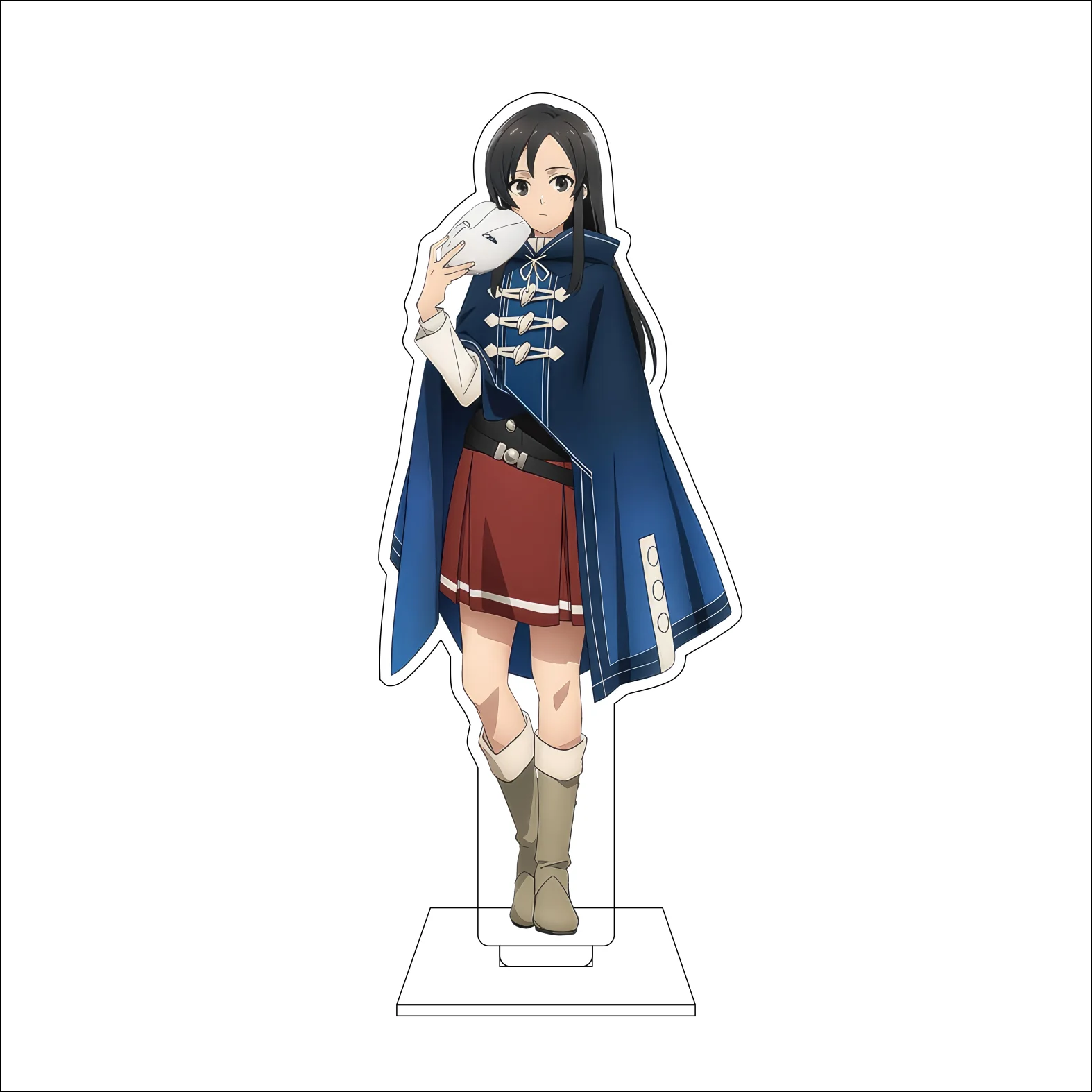16CM Anime Mushoku Tensei: Jobless Reincarnation Cosplay Acrylic Figure Stand Plate Desk Decor Standing Roxy Ornaments Gifts view 3