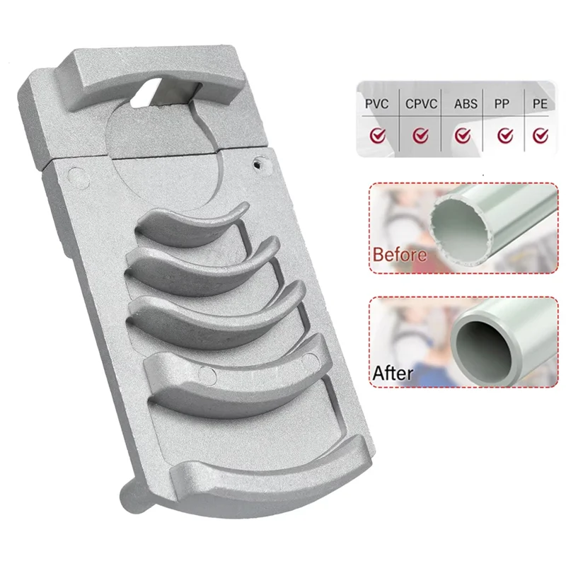 

AT63-PVC Pipe Deburring Tool Professional 1/4-4In Plastic Pipe Deburring Tool For Pipe Burring PVC Tubing Plumbing Reamer