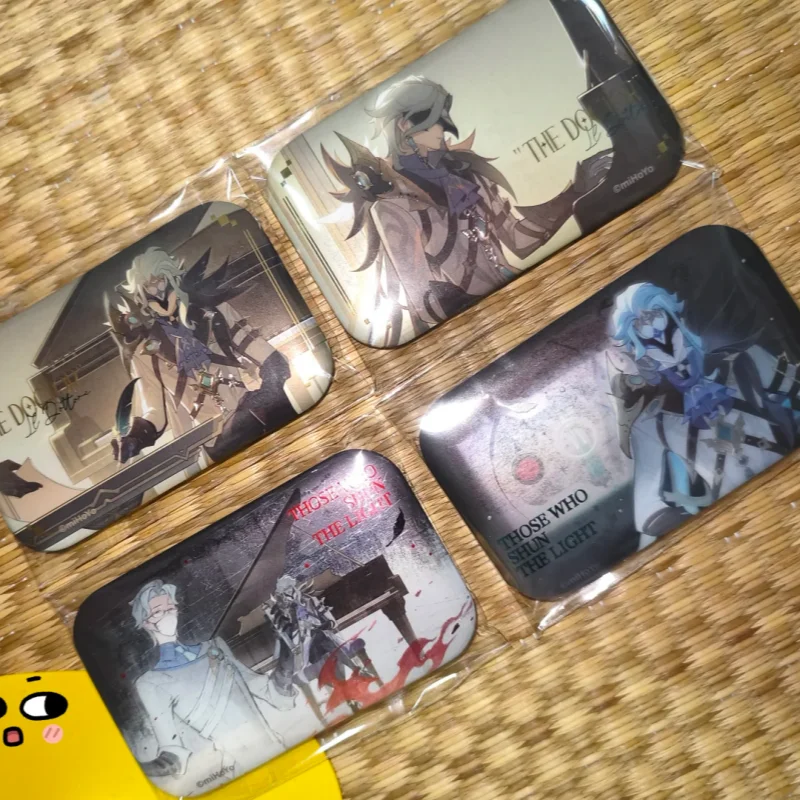 Genuine Genshin Impact Those Who Shun The Light Series Badge Blind Box The Doctor Il Dottore Zandik Regrator Pantalone Toy Gift - view 5