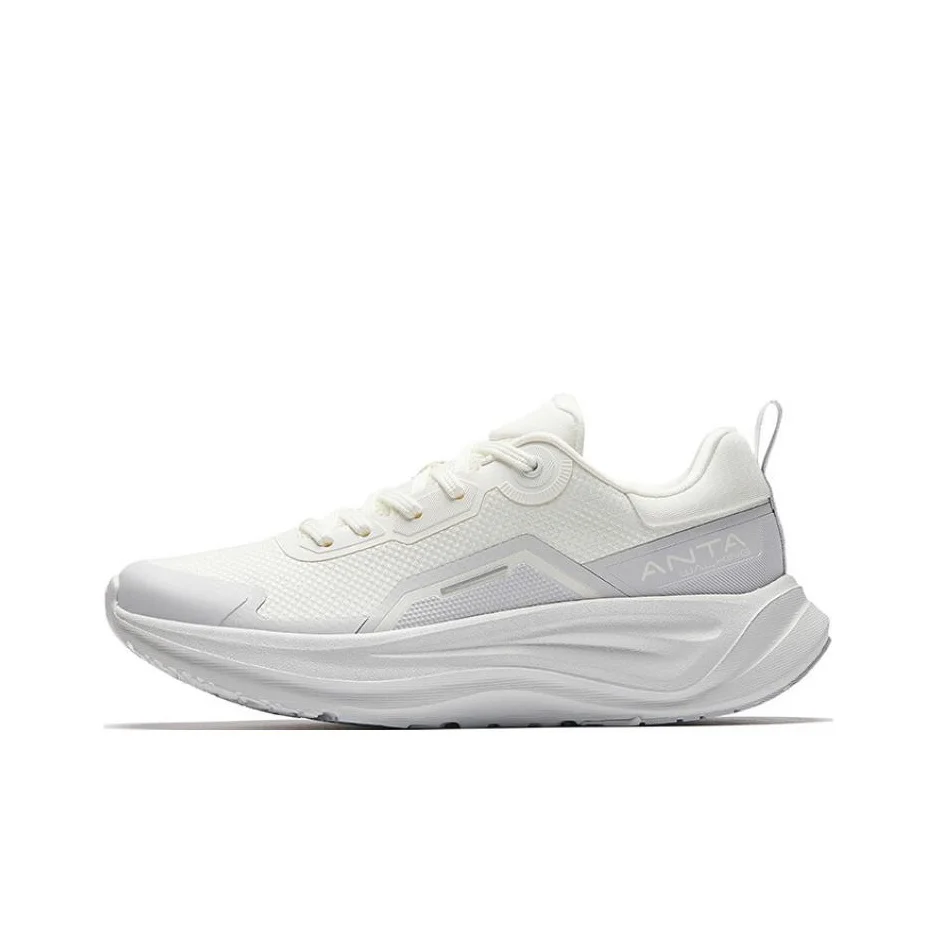 

Anta Le Dao Cushioning Lightweight Low top Casual Running Shoes Women's White Gray 122517719-1