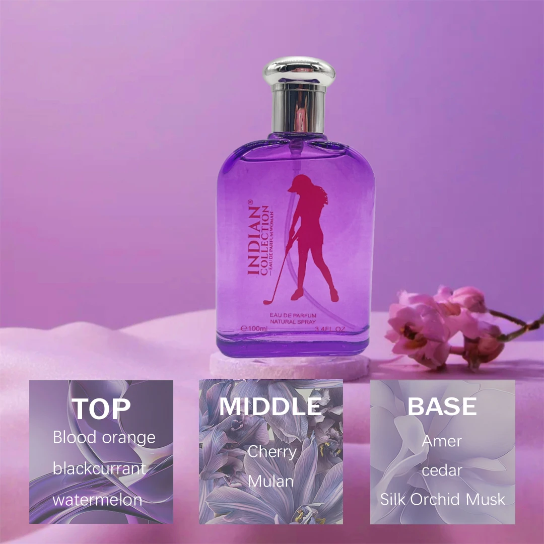 Purple golf 3.4oz, 100ml Original Women's Perfume Lasting Fragrance Original Gift Women's Perfume Spray Candy 100ml.