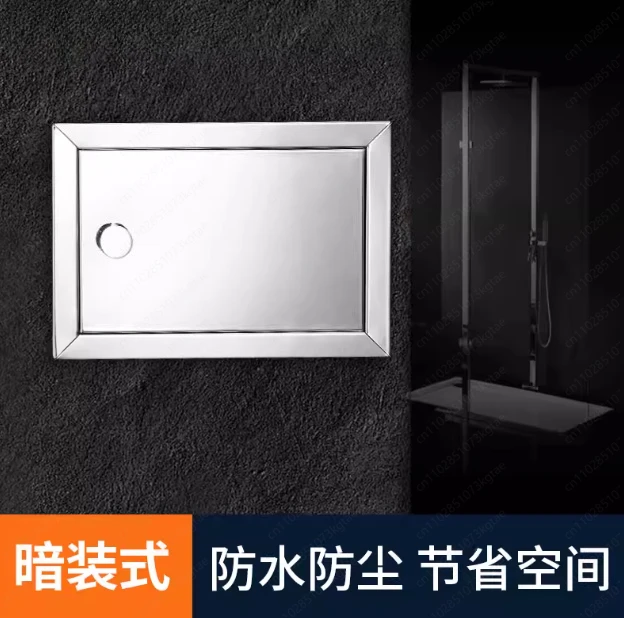 304 stainless steel into the wall type embedded single roll paper rack toilet tissue box concealed