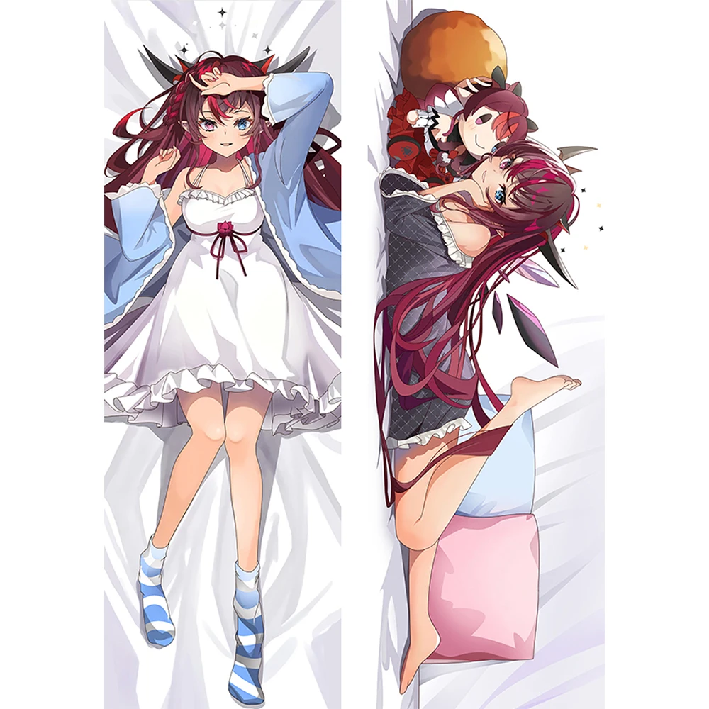 Anime Decor Pillow Case VTuber IRyS Dakimakura Waifu Pillowcase 2-Side Print Hugging Body Cushion Cover Gift