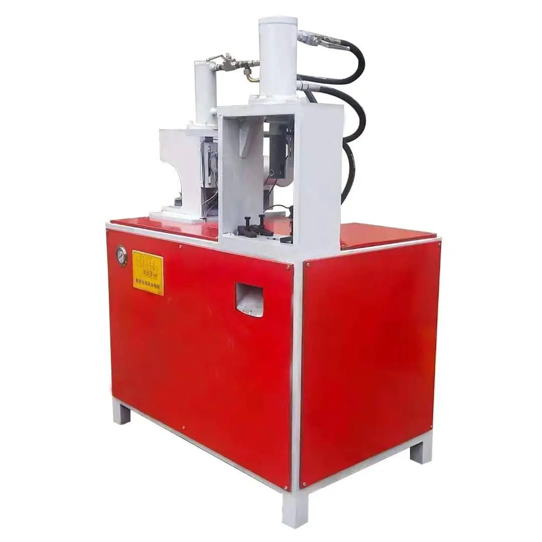 Semi-automatic Hydraulic Press square tube puncher pipe arc punching and notching machine