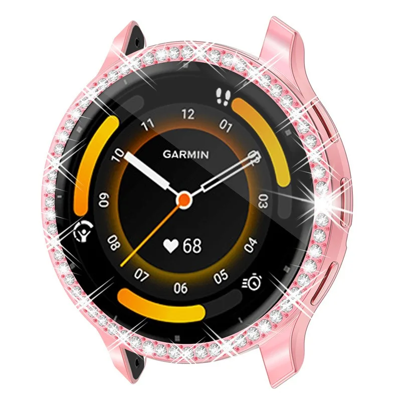 Bling TPU Case For Garmin Venu 3 Samrt Watch Strap Diamond Crystal Venu3s Soft Bumper Protective Cover Screen Protector Band