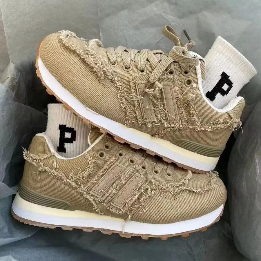 

Chic Original Women's Canvas Shoes Fashion Design Tassel Lace-up Platform Sneakers Campus Unisex Summer Breathable Sneakers Male