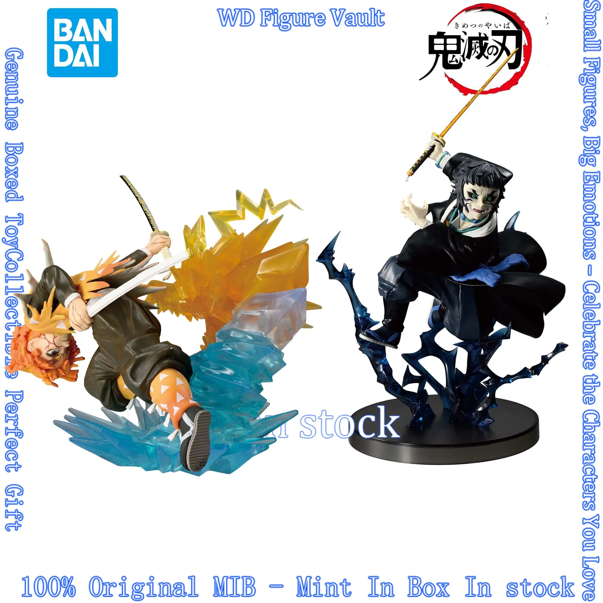 

In stock Banpresto Demon Slayer VIBRATION STARS PLUS Agatsuma Zenitsu & Kaigaku Anime Figure Collectible Model Toy