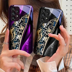 Fate Gear Black For Samsung Galaxy S10 4G S20 11E 30 S21 21Fe 22 S24 Pro S23 Ultra 5G S8 S9 Tempered Glass Phone Case