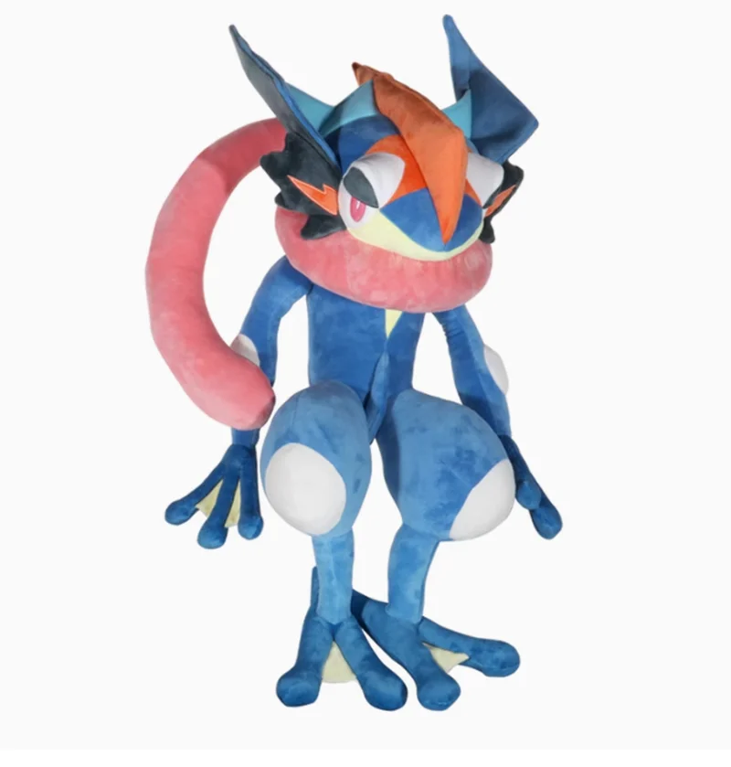 Pokemon caliente 70cm animales Kawayi Greninja juguetes de peluche muñeca de peluche suave Linda almohada decoración de la habitación regalo de cumpleaños para niños