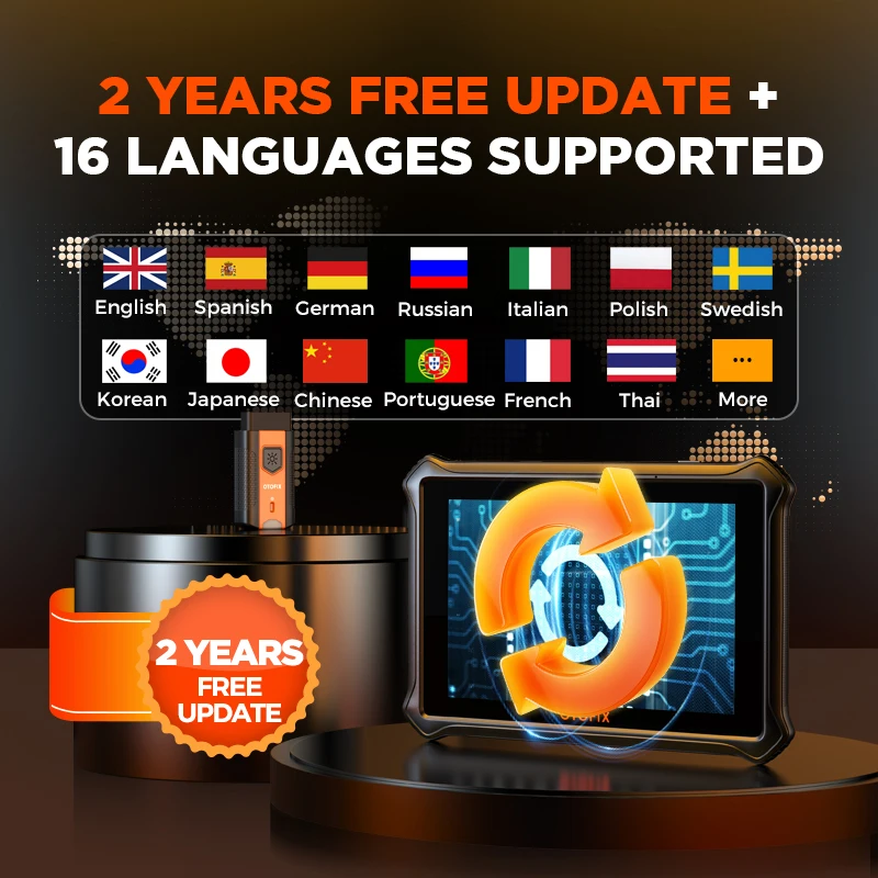 OTOFIX D1 LITE OBD2 스캐너 자동차 진단 도구 블루투스 무선 양방향 제어 o... - 4