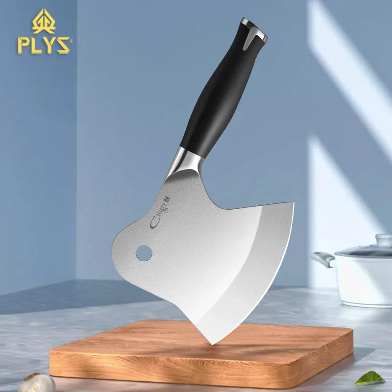 

PLYS Thickened Chopping Chicken and Duck Knife,Knife chopping Bone Knife Stainless Steel Lady Chopper Axe Knife