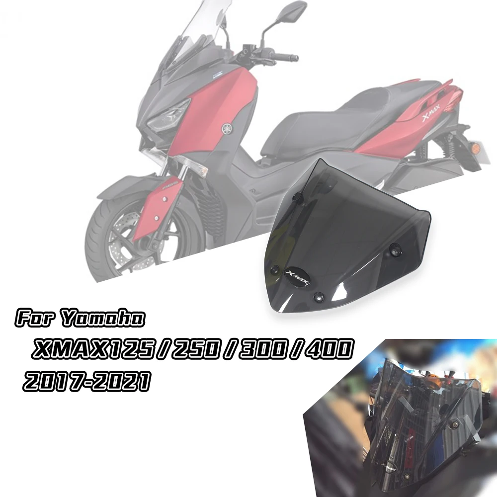 

For YAMAHA XMAX 125 250 400 2017 2022 XMAX 300 XMAX125 XMAX250 XMAX300 XMAX400 Windshield Viser Visor Windscreen Deflectors