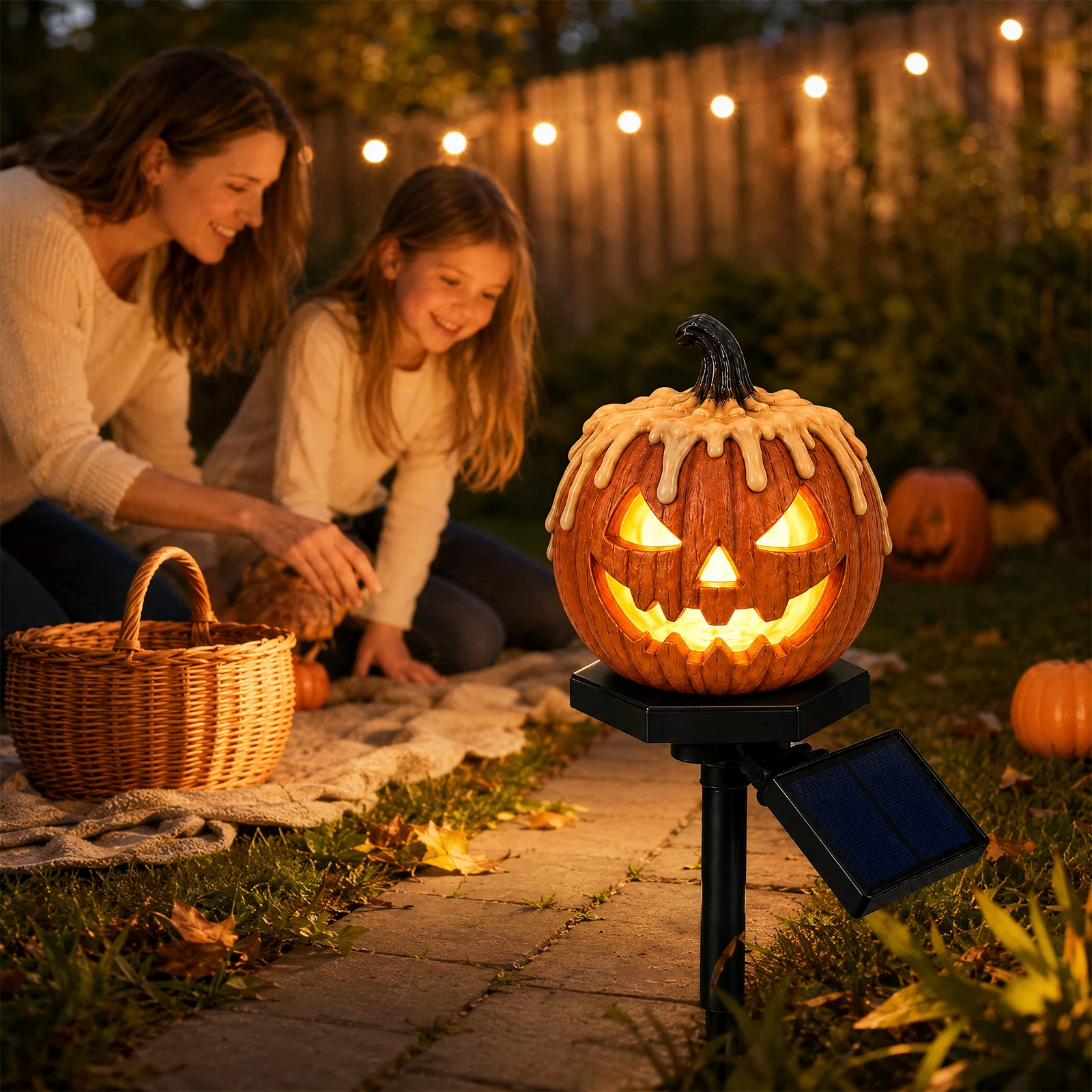 Solar Powered Halloween Pumpki - Solar Garden Light Dusk To Dawn review and price